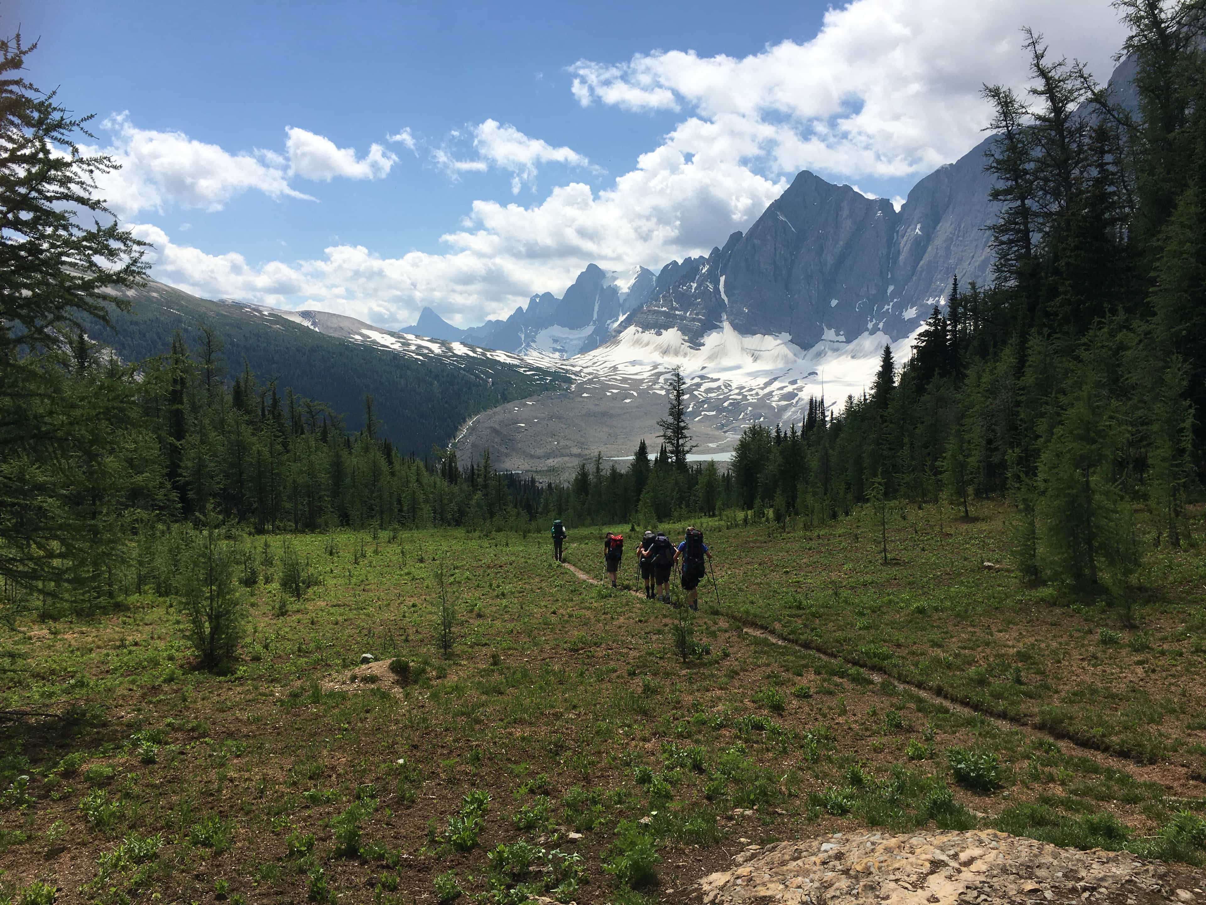 Backpacking on the Rockwall Trail