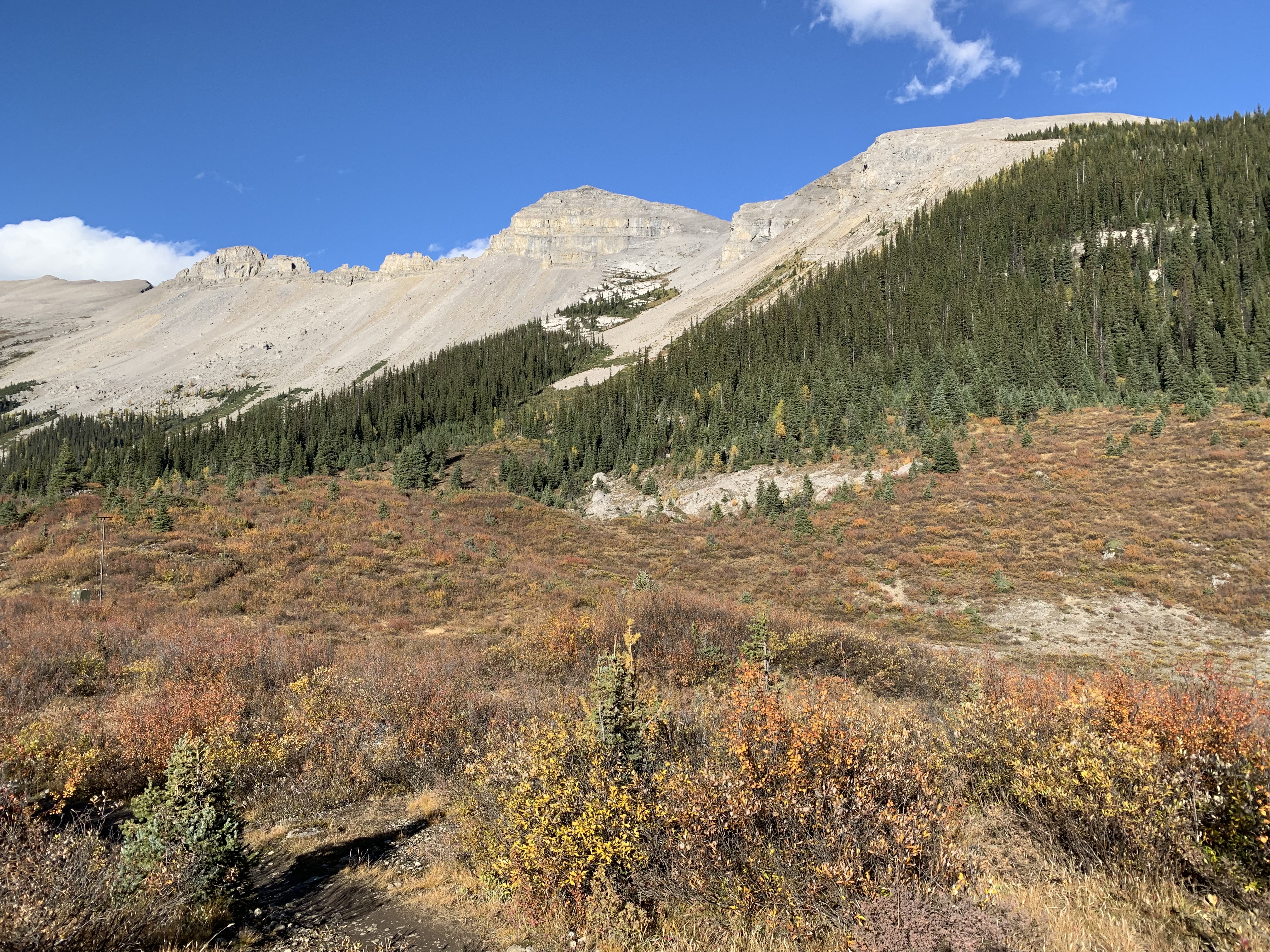 Starting the Windy Ridge scramble from Og Lake