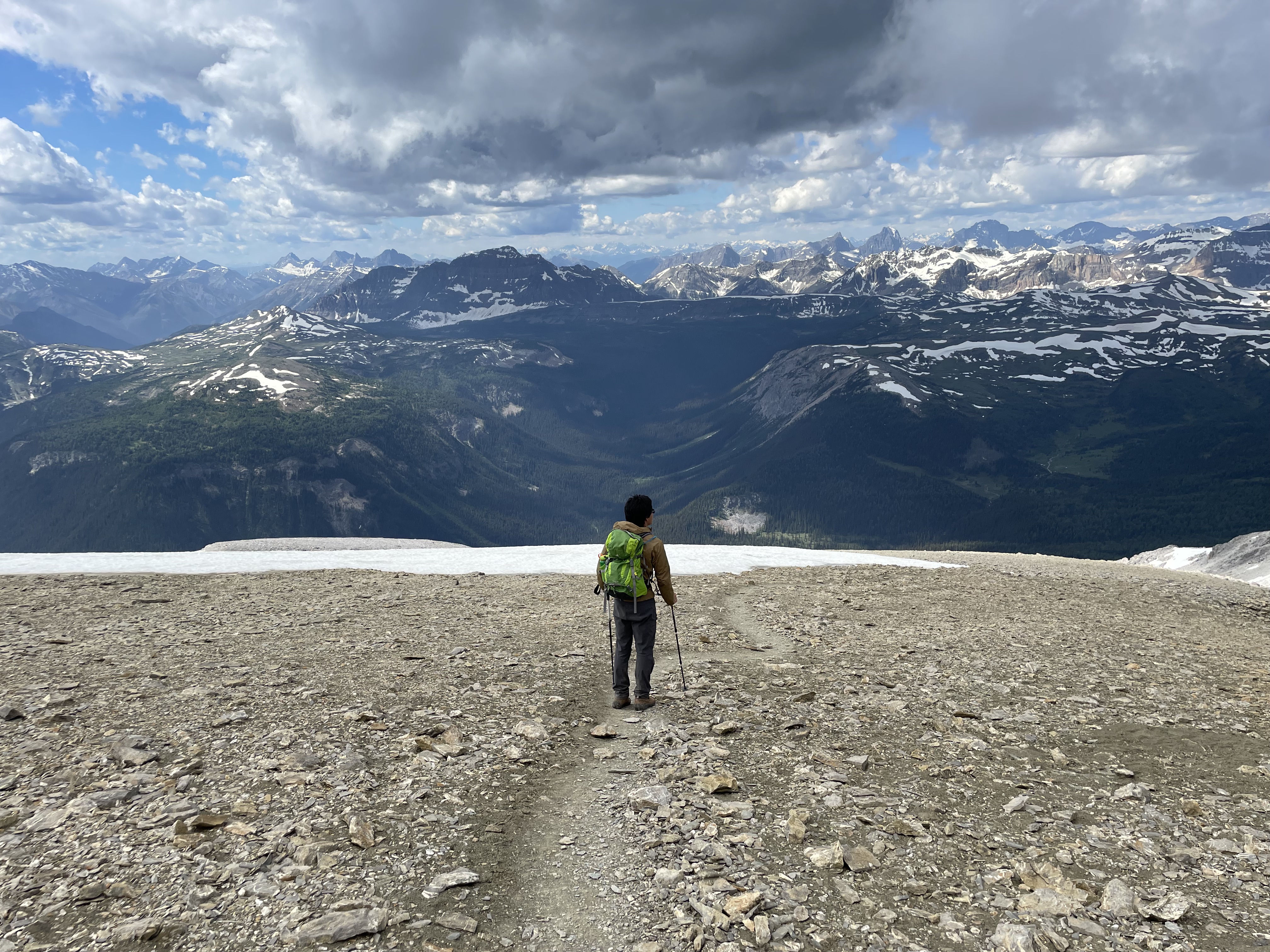 Hiking on Mt. Bourgeau