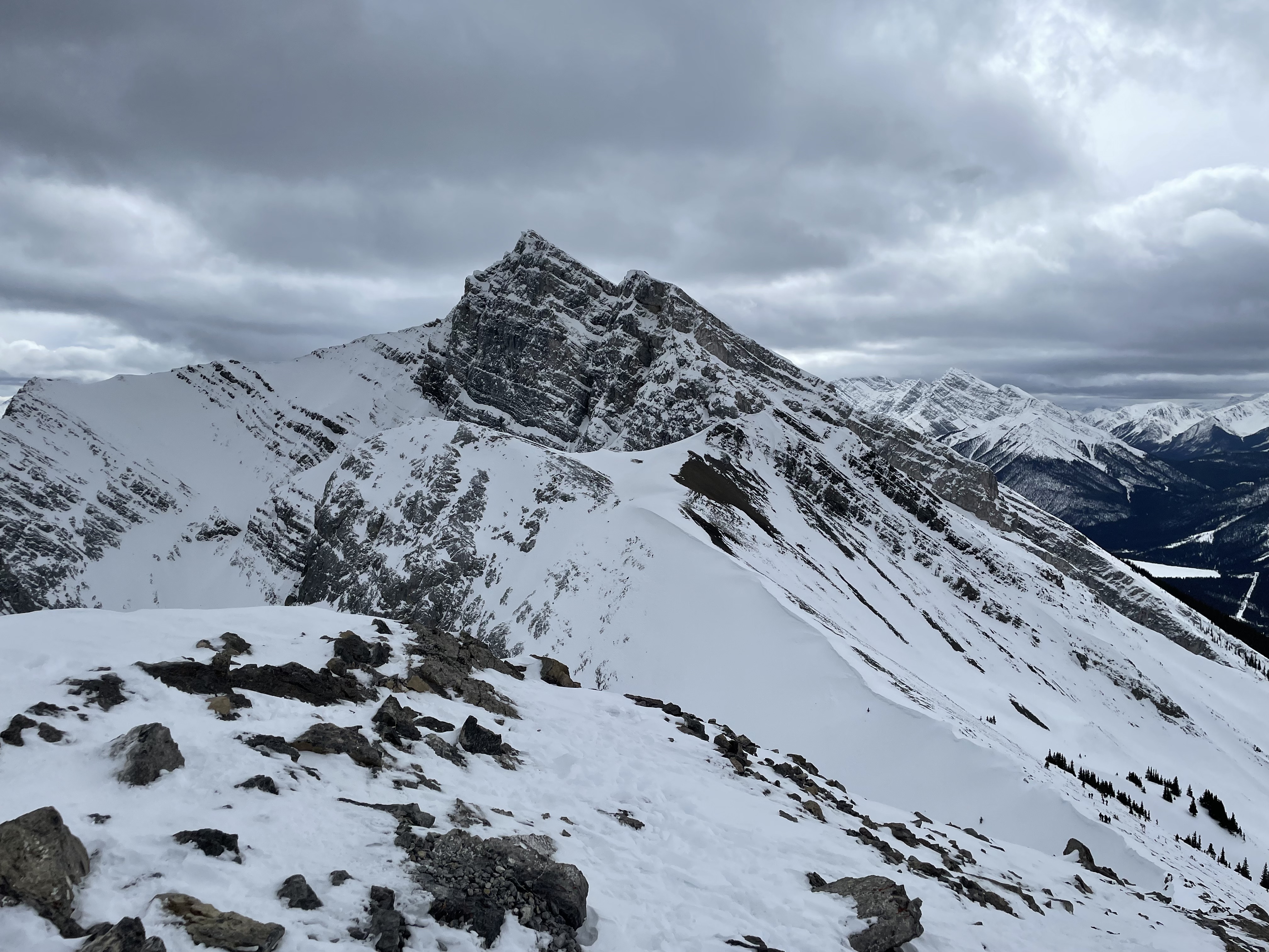 Miner’s Peak and Mount Lawrence Grassi from the summit of Ha Ling Peak. I’d be bagging all of them eventually.