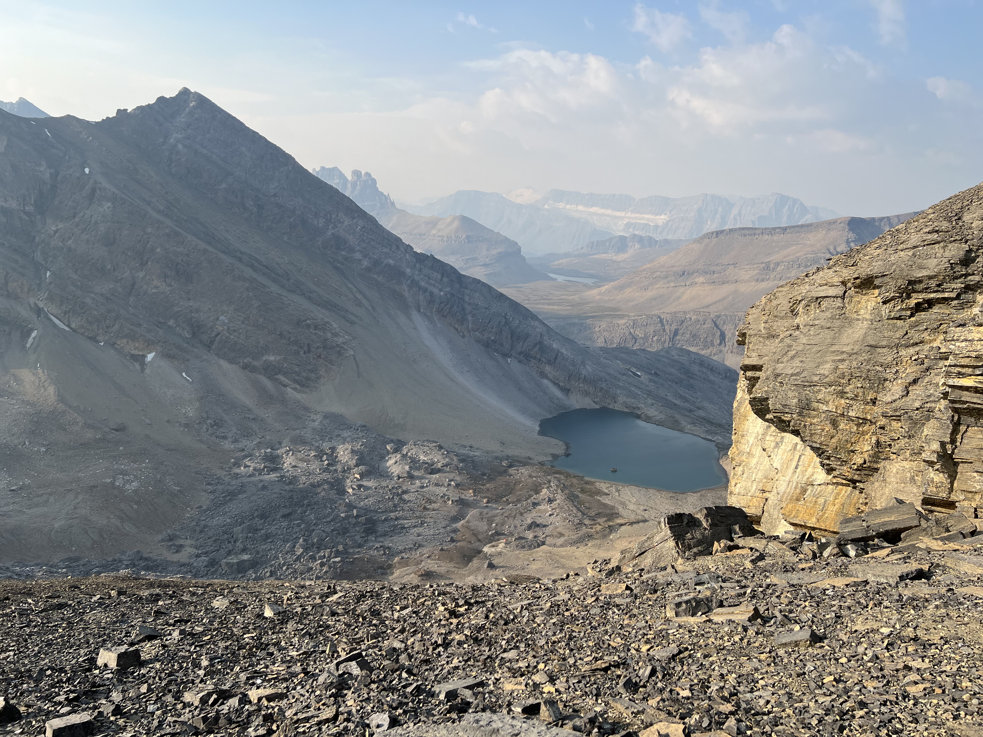 Descending Bobac Mountain