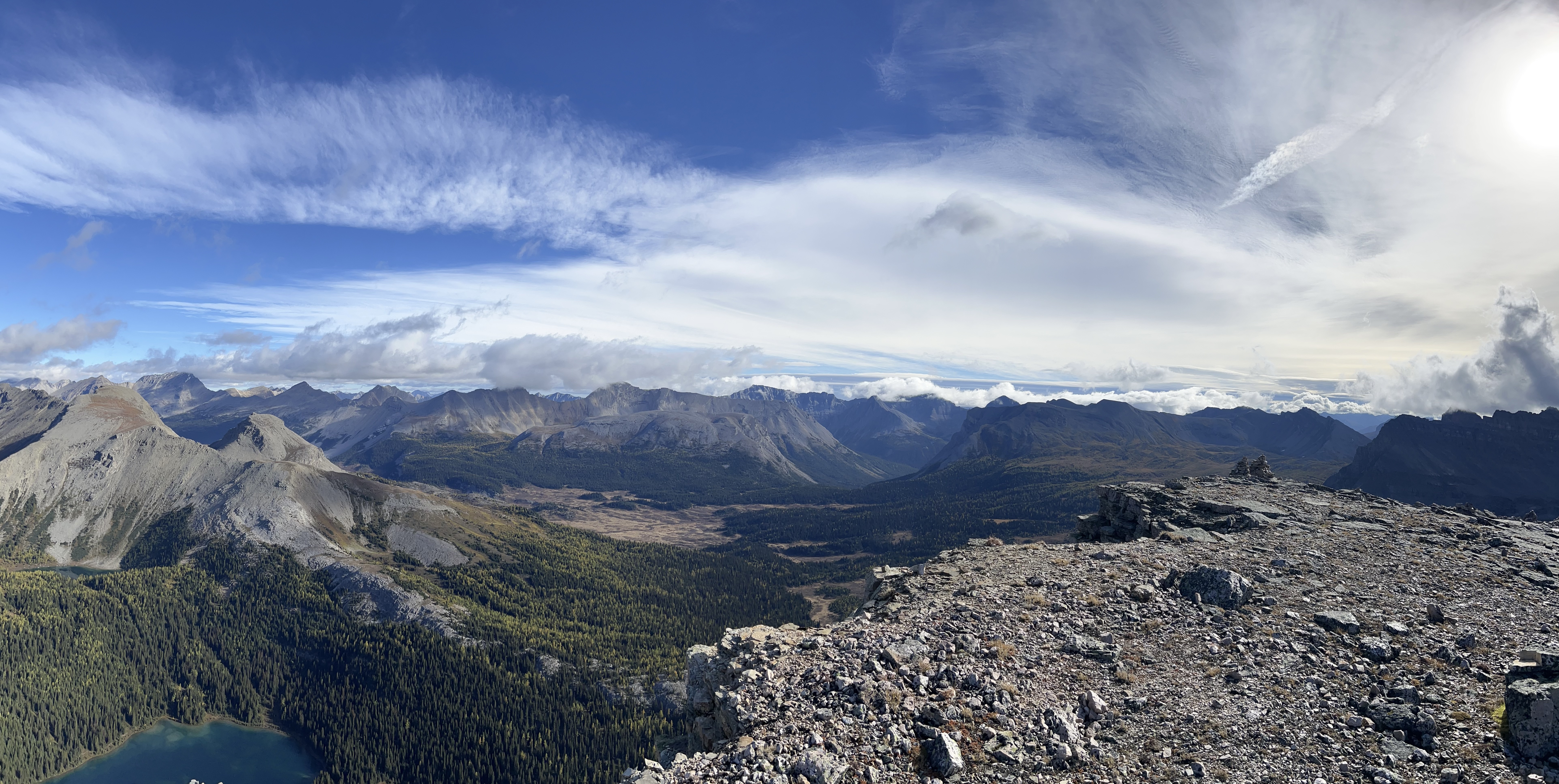 Pano from Sunburst Peak