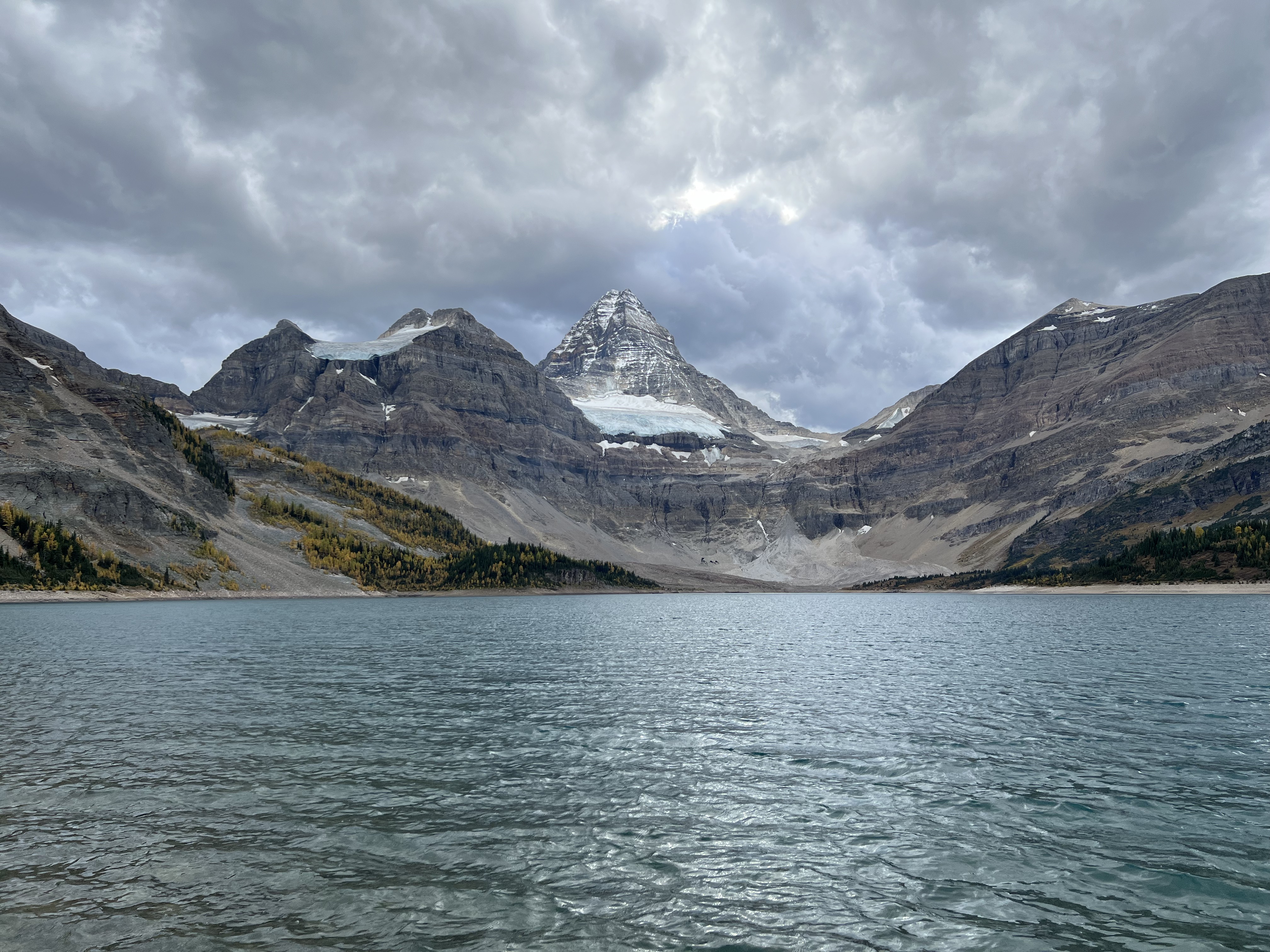 Mount Assiniboine over Lake Magog