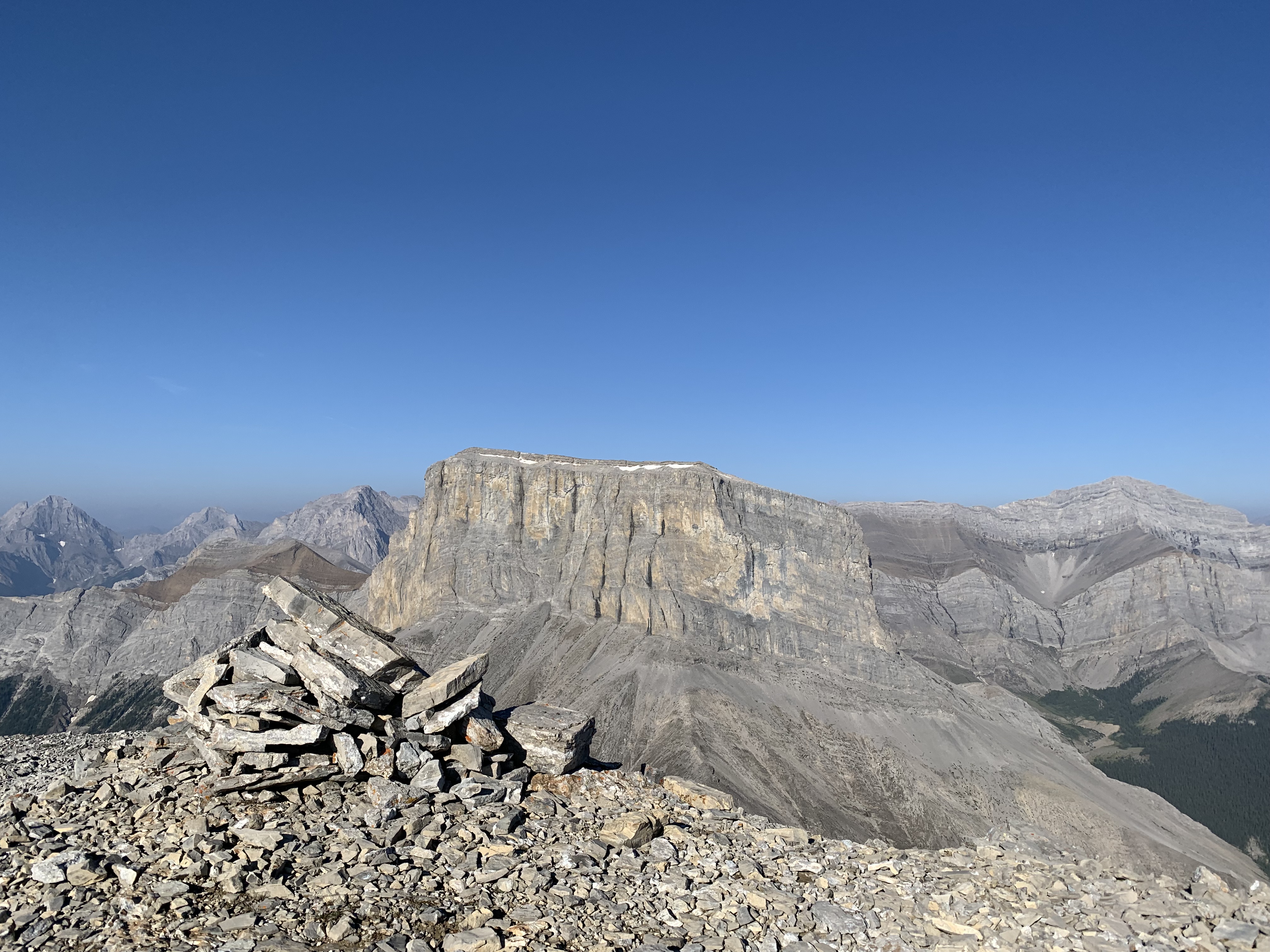 Summit of Mount Remus! Looking over at Remus’s twin, Mount Romulus.