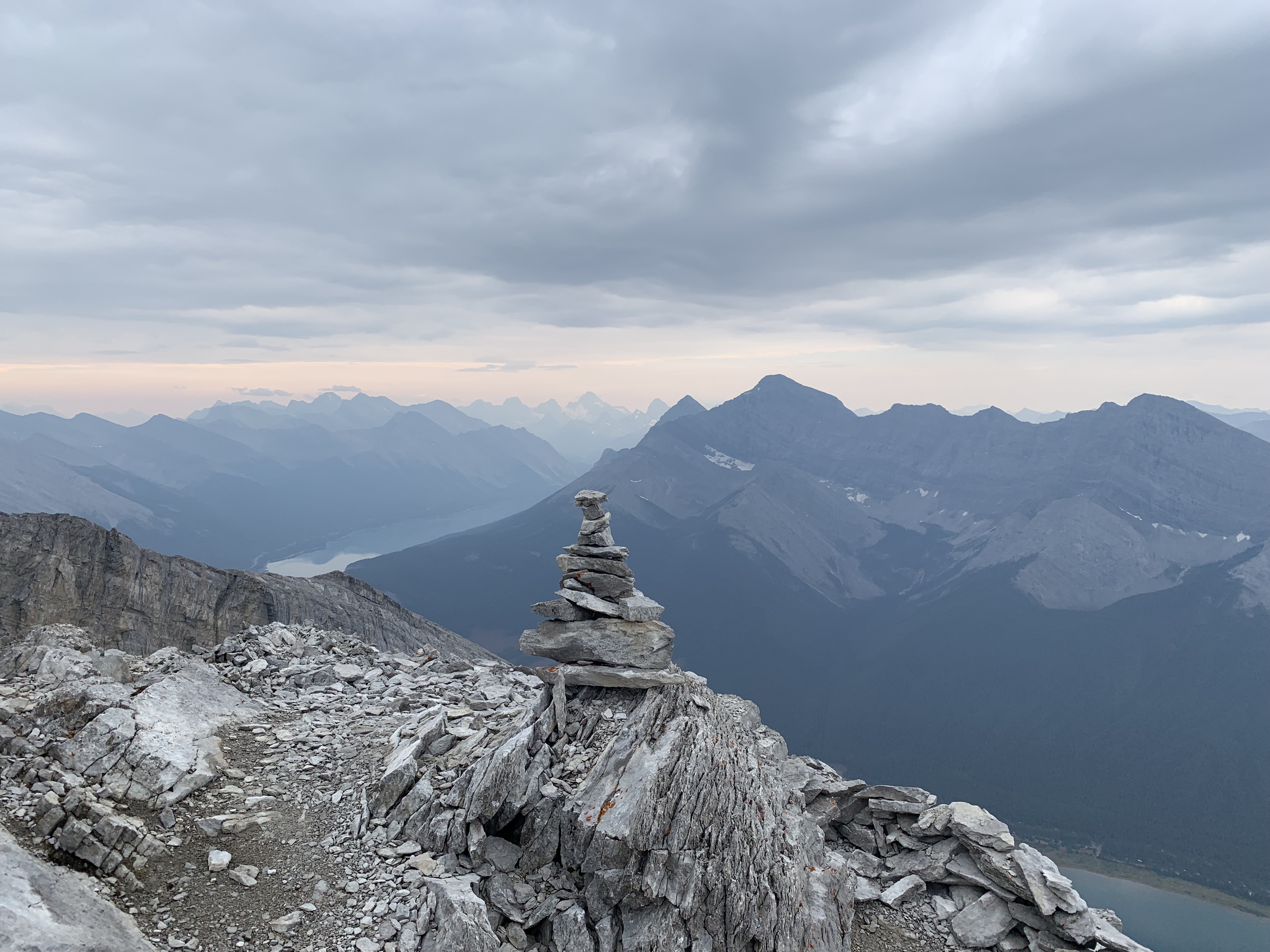 More cairn photography. on Big Sister Whoever built these made them very aesthetic.