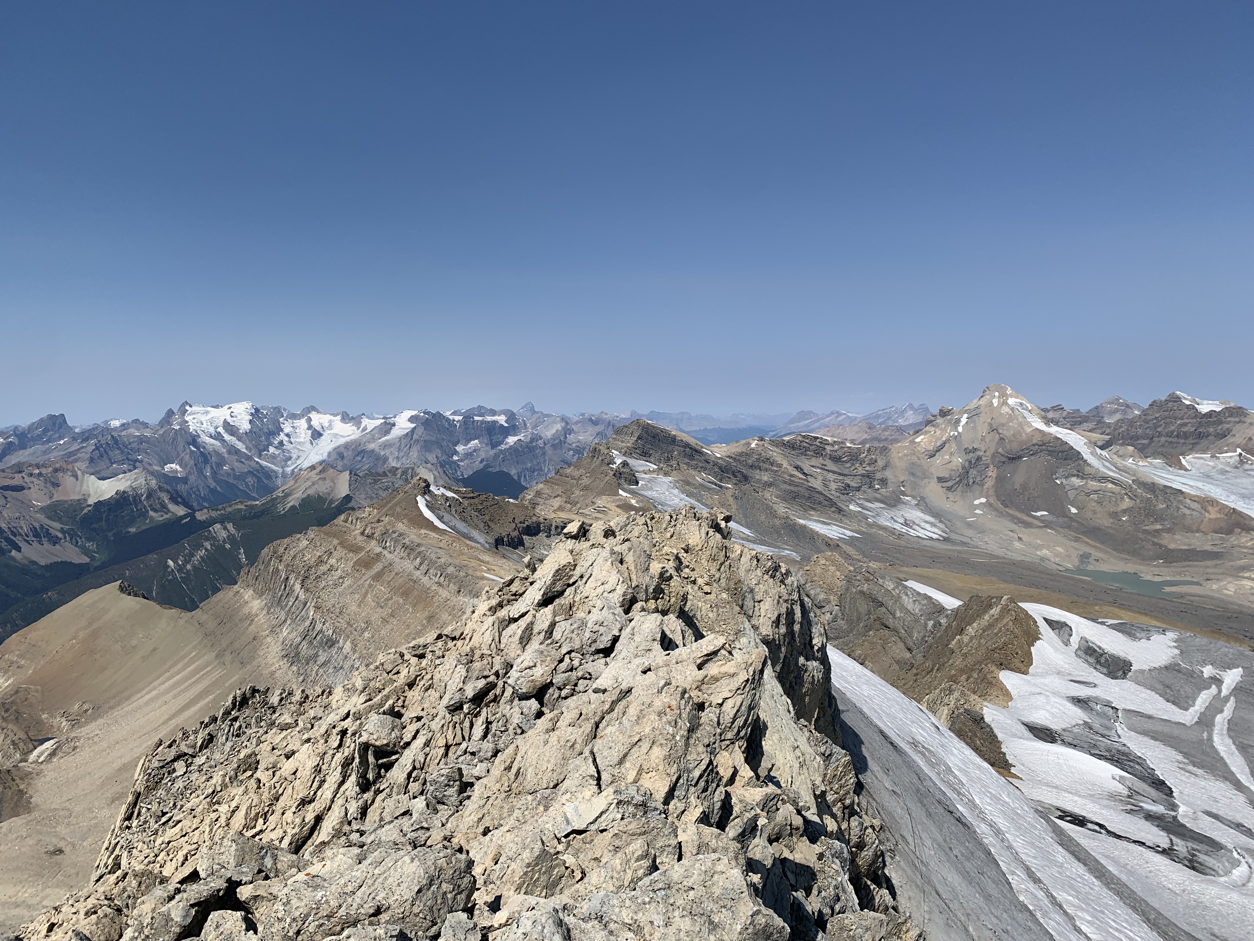 View north from the summit of Mount McArthur