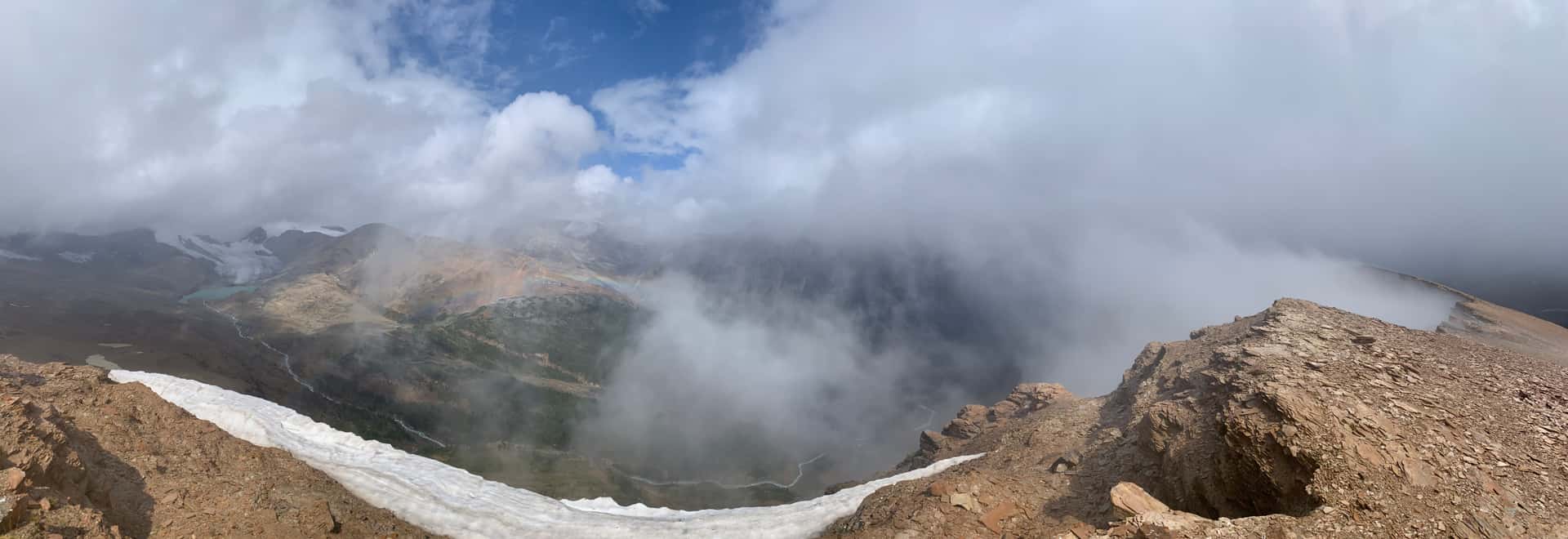 Pano from the summit of Whaleback Mountain