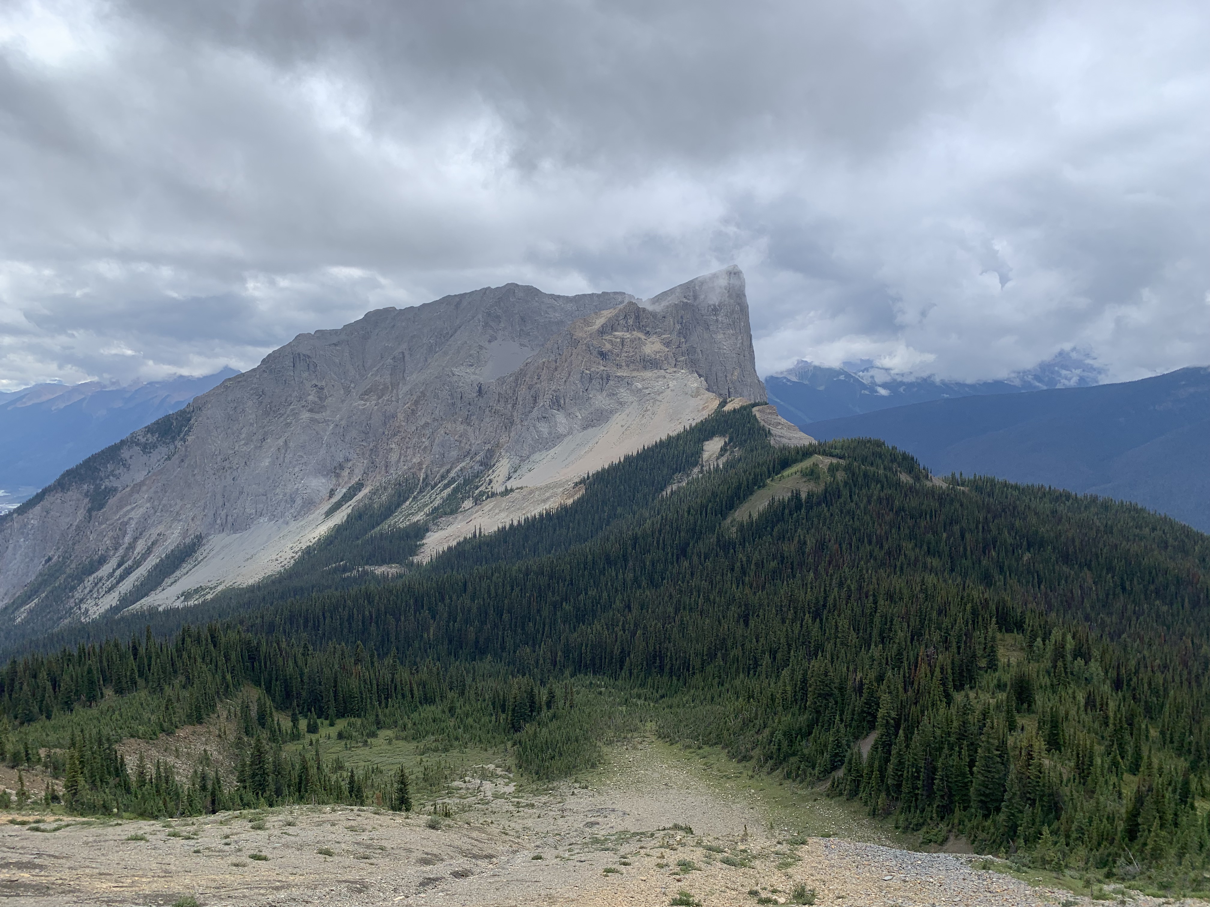 Walcott Peak and Mount Burgess