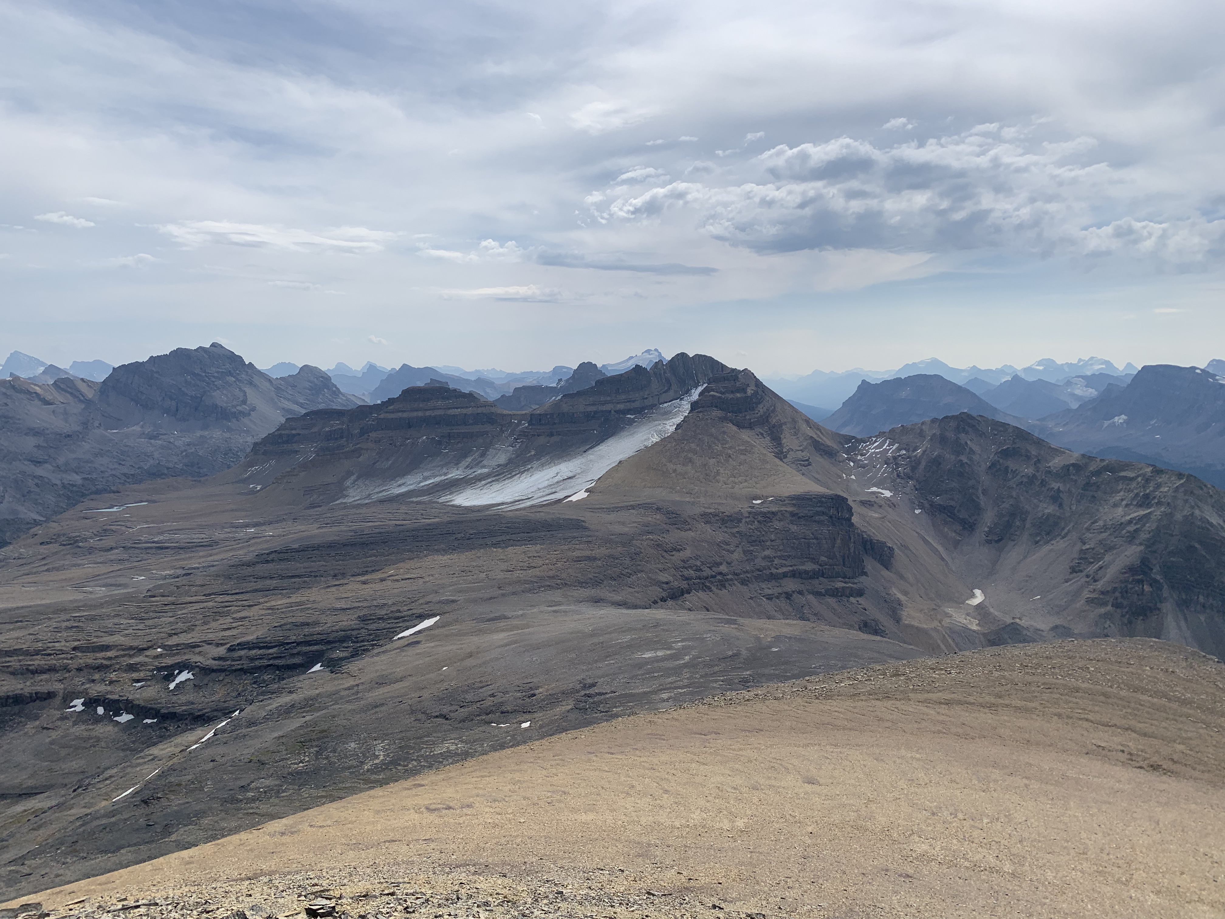 Cirque Peak and a large plateau